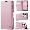 Teeirllim Custodia per Xiaomi Redmi Note 14 4G (Non per 5G), Blocco RFID PU Pelle Portafoglio Flip Case, Carta Fessura, Funzione Supporto, Antiurto Case Cover per Redmi Note 14 4G - Rosa