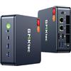 GMKtec M6 Ultra Gaming Mini PC Ryzen 5 7640HS (Aggiornato da 6600H/6800U), 32GB RAM DDR5 512GB SSD Dual NIC LAN 2,5GbE Mini Computer, Triplo Display 4K, WiFi 6, USB4, BT 5.2, DP, HDMI 2.0