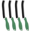 TQRR Spazzola per Pulire Fessure, Spazzola Fughe, Spazzola Fine Brush Pulizia, Multifunzionale Spazzola Per Pulizia Di Gap Per Cucine, Casa, Doccia, Bagno, Finestra (4, Verde)