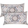 YILANJIN Federe per Cuscini,Confezione da 2 Federe in Velluto Copricuscini Decorativi,Quadrate per Cuscino per Divano Sedia Cuscini Camera da Letto Cuscini Arredo 50x30cm