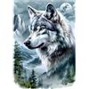 Tomoyuki 5D Diamond Painting Adulti Kit Completo Pittura Diamante Strass | Diamond Painting Kit Punto Croce, Ricamo, Numeri, Adulti, Bambini, Casa, Parete, Decorazioni, Lupo