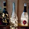 Hellum luce per bottiglie con timer, catena luminosa per tappi di sughero bianco caldo, catena luminosa bottiglie a 30 LED AAA a batteria Natale 150599