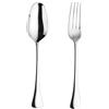 PINTINOX - Posate da Insalata Inossidabilli, Cucchiaio e Forchetta per Servire Insalata Serie Carlton, Acciaio Inox 18/10, Set 2 Pezzi