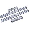 HanYT 4 Pezzi Acciaio Inossidabile Battitacco per MG ZS, Auto Battitacco Protezione Plates Anti Graffio Scuff Accessori