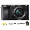 Sony FOTOCAMERA MIRRORLESS SONY ALPHA A6100 ILCE6100LB.CEC ZOOM KIT 16-50MM 24,2MP 4K