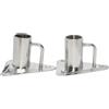 AAA BASE PER CANDELIERE INOX DRITTA