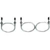 AAA PORTABICCHIERE INOX A DUE ANELLI