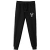KEPL Pantaloni Uomo Abbigliamento Casual Basket Bucks Nero Felpe Uomo Sport All'aperto NBA Confortevole Formazione Pantaloni,L