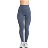 Generic Leggins Nuovi Leggings da Donna per Yoga a Vita Alta, vestibilità Slim, vestibilità Slim Color, Senza Cuciture Pantaloni Termici Donna Pantaloni Skinny Donna (Navy, M)