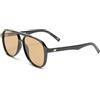 Le Specs. Le Specs TRAGIC MAGIC - Occhiali da sole per uomo e donna a forma di montatura rotonda con protezione UV, Tan Ink/Black, taglia unica