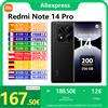 Xiaomi Redmi Note 14 Pro 4G Versione Europea 8+256GB MediaTek Helio G100-Ultra Display AMOLED da 6,67" 120Hz Fotocamera principale OIS da 200MP, Ricarica da 45W, Batteria da 5500 mAh, IP64, NFC - Ocean Blue
