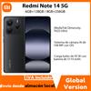 Xiaomi Redmi Note 14 5g Nfc, Mediatek Dimensity 7025-Ultra, fotocamera 108Mp, batteria 5110Mah, caricabatterie non incluso - Midnight Black