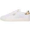 Fila Lusso, Scarpe da Ginnastica Donna, Bianco/Oro, 37 EU