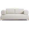 La Forma Divano Compo 2 posti in ciniglia écru e struttura in metallo beige 200 cm FSC Mix Credit