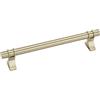 Amerock Davenport, maniglia per cassetto, 160 mm da centro a centro, colore champagne dorato, 160 mm, confezione da 1, maniglia per cassetti, ferramenta per armadietti