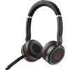 Jabra Evolve 75 SE Cuffie Stereo Wireless Bluetooth Microfono con cancellazione del rumore e ANC Certificate per Google Meet e Zoom, funzionano con tutte le altre principali piattaforme Nero