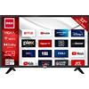 RCA iRV32H3 Smart TV 32 pollici (80 cm) Televisore con Netflix, Prime Video, Rakuten TV, Disney+, Youtube, Wifi, triplo sintonizzatore DVB-T2/S2/C, Dolby Audio, 2023
