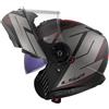 LS2, Casco Moto Modulare STROBE II CODE Matt Black Grey, S