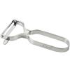 ARCOS Pelapatate Professionale 130 mm in Acciaio Inossidabile Cromato per Pelare Frutta e Verdura - Utensile da Cucina per Tagli Sottili con Design Ergonomico - Colore Argento