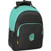 safta KINGS League El Quartiere - Zaino scuola per bambini, ideale per bambini di diverse età, comodo e versatile, qualità e resistenza, 32 x 15 x 42 cm, colore nero, Nero, Estándar, Casual