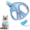 Generico Pettorina da Viaggio | Set Imbracatura e Guinzaglio per Gatto | Taglie Piccola Media Grande per Escursionismo Addestramento Viaggio
