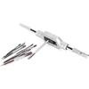 Uxsiya M1-M3.5 Mini maschi filettati per macchina (11 pezzi), mini set di rubinetti