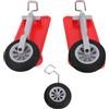 Generic Carrello di Atterraggio RC Ruote di Ricambio in Metallo e Plastica per Aereo RC - Sostituzione facile e affidabile - Pezzi di Ricambio per Modellismo Aereo Gli Amatoriali e Pilotaggio sicuro e preciso