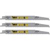 SabreCut 3 x SabreCut SCRS2345X_3 200mm 6-10 TPI S2345X Lame per sega universale per legno molto veloci compatibili con Bosch Dewalt Makita e molti altri