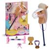 BABY born Hobby Horsing Set - Set per bambole con cavallo a bastone & accessori - Accessorio di alta qualità - Per bambole da 36 cm & 43 cm