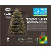 LOTTI Luci di Natale Lotti - Catena 1500 LED Multicolor - Filo Verde da 30,5 Metri