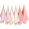PHOGARY Panno Viso 6 Pezzi, Lavette Bagno 20x20 Panni Struccanti per Il Viso, Asciugamani Piccoli Face Towels in Microfibra - Lavabili e Delicati sulla Pelle (Rosa)