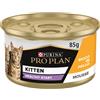 Purina Pro Plan Baby Kitten Healthy Start Umido Gatti Mousse Pollo 85 g - Pollo - Confezione da 24 pezzi - Cibo umido per gatti - 1° ORDINE? scegli lo sconto BZR5 / BZR20 + 200 punti fedeltà
