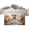 Generico Calendario Highland Cows 2025, Divertente Mucca Highland In Bagno, Calendario Da Tavolo Indipendente Della Fattoria, Carta Spessa E Resistente Per Gestire I Programmi Fitti Di Impegni