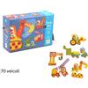 Puzzle duo Djeco, 70 veicoli