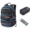 Nitro Future Hero Set con astuccio XL & POSCA Creative Marker, Acid Dawn, 35 l, Casual