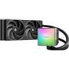 Sudokoo NEXAURA 240 Dissipatore Liquido 240mm per CPU, Raffreddamento Liquido AIO 240mm, 2 Ventole PWM FDB, ARGB PWM Pompa Silenziosa, 2500-3600RPM,TDP 280W, Intel LGA1851/1700/1200/115X e AMD AM5/AM4