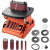 VEVOR Levigatrice a Nastro e Mandrino Oscillante, Smerigliatrice da Banco da 2000 giri/min con Corsa da 16 mm, 5 Manicotti 12,7-50,8 mm e Nastro Abrasivo da 610 x 98 mm per Lavorazione del Legno
