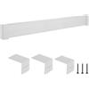 VEVOR Copritermosifone, Profilo Angolare per Battiscopa Riscaldante, Serie Premium da 1832 mm, Copritermosifone Elettrico Standard per Ristrutturazioni Domestiche, in Acciaio Resistente, Bianco
