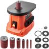 VEVOR Levigatrice a Mandrino Oscillante, Smerigliatrice da Banco da 2000 giri/min con Corsa da 16 mm, 6 Manicotti 12,7-76,2 mm e Tavolo in Ghisa da 397 x 295 mm per Lavorazione del Legno