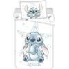Jerry Fabrics Stitch White Star Copripiumino Neonato 100x135 + Federa 40x60 Cotone Disney