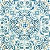 FloorPops Wallpops FP2477 Fontaine Peel and Stick, piastrelle da Staccare e attaccare, in Vinile, Blues, set da 10 pezzi