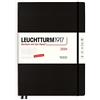 LEUCHTTURM1917 367584 - Agenda giornaliera Master (A4+) 2024, nero, tedesco, 12 mesi