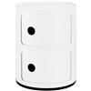 KARTELL COMPONIBILI RECYCLED, OPACO SOFT TOUCH BIANCO OPACO, 2 Elementi (l 32 x h 40 cm) 2,2 kg