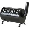 Boltze Posacenere Smoker (posacenere in metallo, 20 x 10 cm, idea regalo per fumatori, colore nero) 1011188