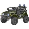 Globo Auto elettrica Toyota Fj Cruiser 12V Litio RC (98x65cm) ESPIDKO Verde