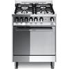 Lofra M66GV/C Cucina a Gas 4 Fuochi Forno Ventilato 66L Acciaio Inox