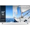Thomson Tv Led 32 pollici HD Smart Google Tv Bianco 32HG2S15W