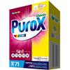 Clovin Purox PUROX COLOR Detersivo Lavatrice Polvere (71 Lavaggi) - Per tessuti colorati, rimuove le macchie, ecologico, protezione anticalcare, cartone da 5 kg