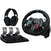 Logitech G G29 Driving Force, kit volante pedaliera e cuffie, PlayStation®5, Pla