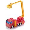 Siku 1080, Camion dei pompieri con piattaforma antincendio, Rosso,Giallo, Braccio della piattaforma estraibile, Cestello mobile